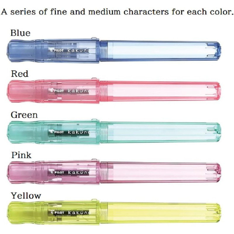 Pilot Kakuno Family Series Fountain Pen with Converter