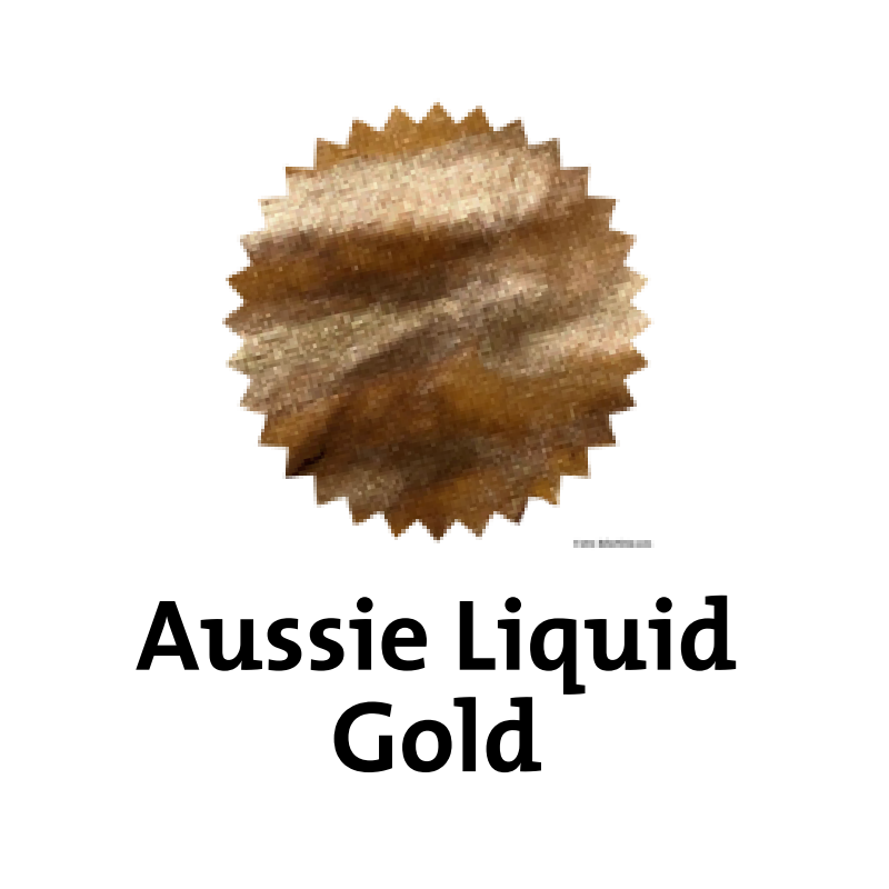 Robert Oster Aussie Liquid Gold Shake'N'Shimmy™ Fountain Pen Ink