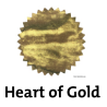 Robert Oster Heart of Gold Shake'N'Shimmy™ Fountain Pen Ink