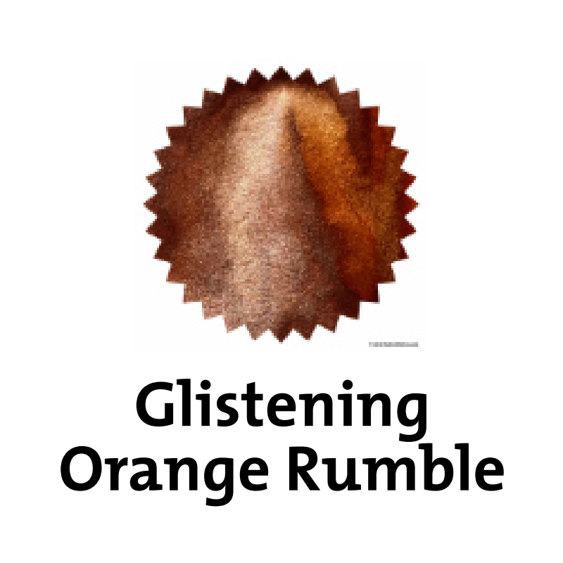 Robert Oster Glistening Orange Rumble Shake'N'Shimmy™ Fountain Pen Ink