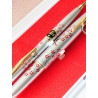 70's Platinum Flower Bunch 14K Gold Fine Nib Pocket Fountain Pen Set