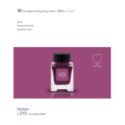 Tono&Lims No.10 To Make a Long Story Short Fountain Pen Ink