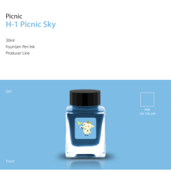 Tono&Lims Picnic Sky Fountain Pen Ink